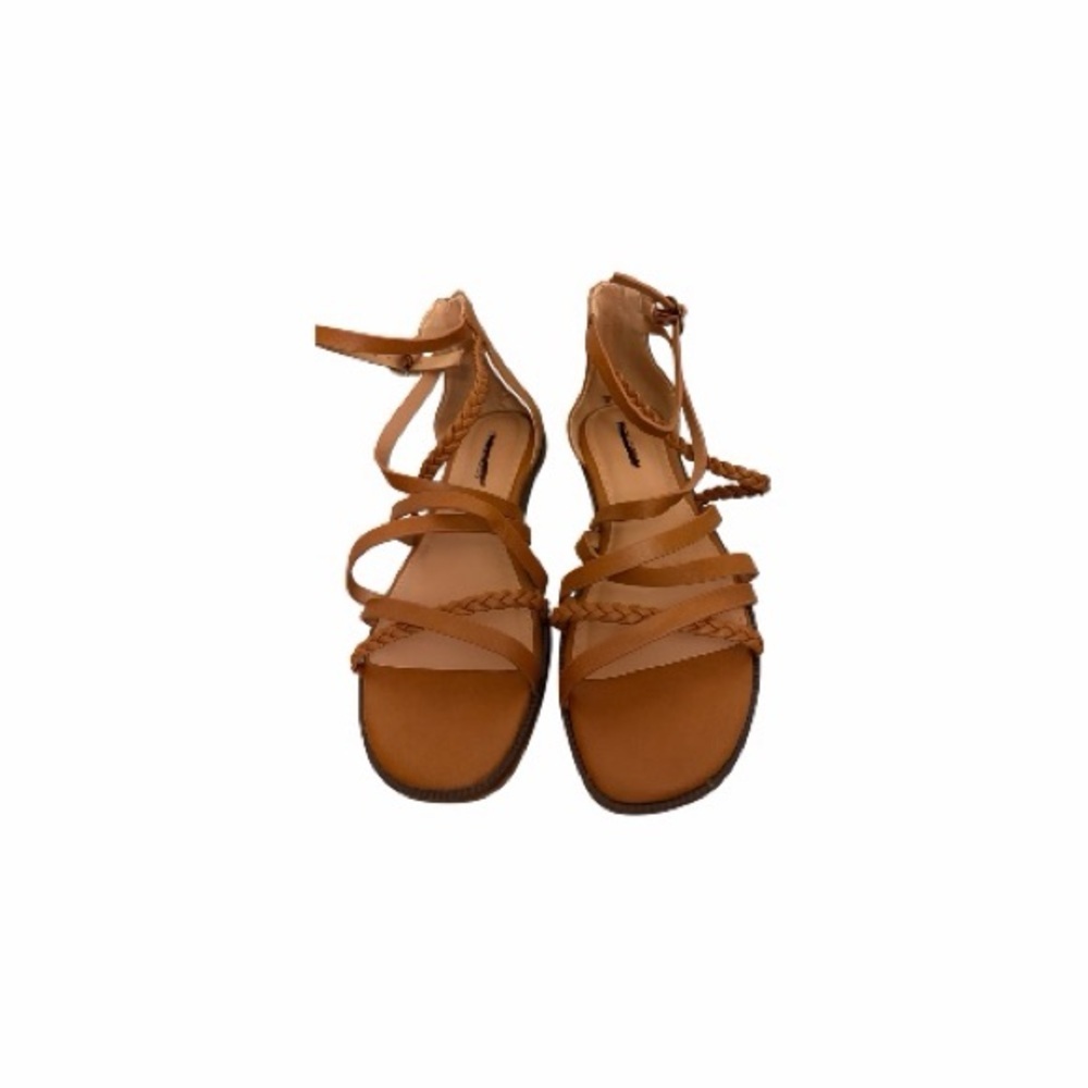 Maurices Comfortable Gladiator Tan Strappy Sandals - Picture 2 of 8